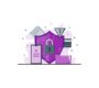 Free internet security digital vector